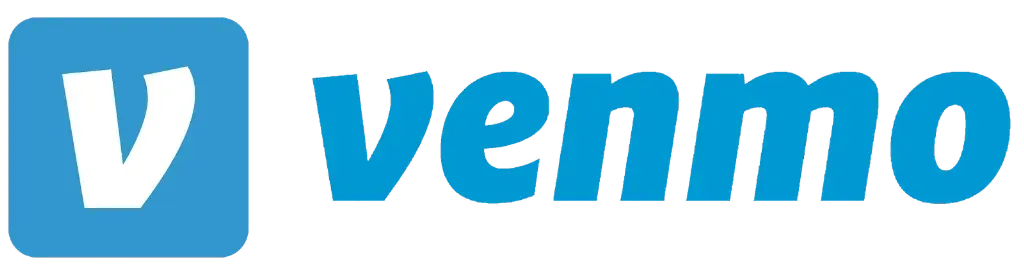 Venmo - Logo with blue background and icon.