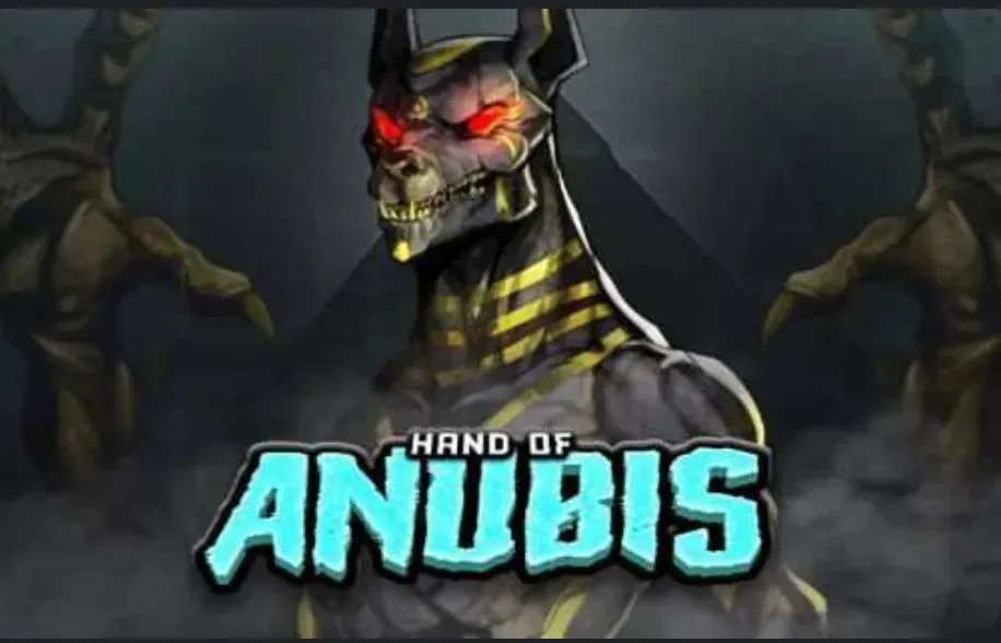Hand of Anubis - Banner with Anubis character.