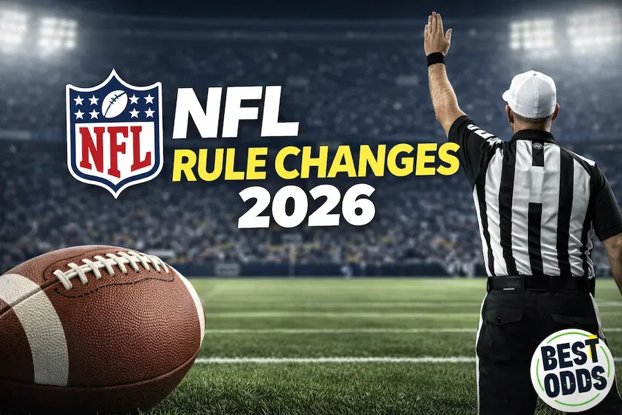 NFL - Banner with rule changes 2026.